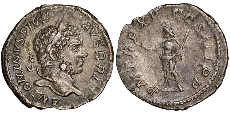Caracalla 
Denarius, Rome, 213, AG 2.48 g.
Ref : RIC IV 208a
NGC Choice XF 5/5, ...
