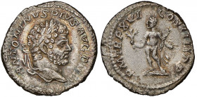 Caracalla
Denarius, 214, Rome, AG 2.85 g
Ref : RIC 239
NGC Choice AU 5/5, 3/5