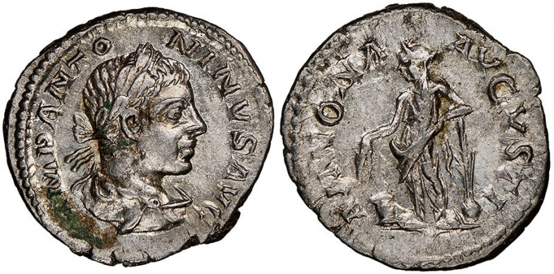 Elagabalus 218-222
Denarius, Rome, AG 3.05 g. 
Ref : RIC 59
NGC Choice XF 5/5, 3...