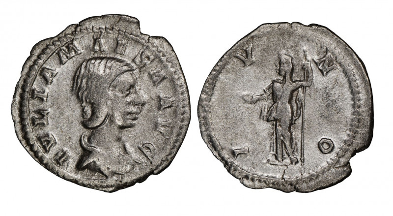 Julia Maesa
Denarius, 218-224/5, Rome, AG 2.10 g.
Ref : RIC 254 (Elagabalus)
NGC...