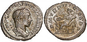 Severus Alexander 222-235
Denarius, Rome, AG 3.03g.
Ref : RIC 32
NGC AU 5/5, 4/5