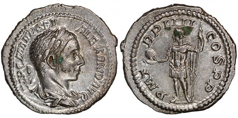 Severus Alexander 222-235
Denarius, Rome, AG 2.83 g.
Ref : RIC 5
NGC MS 5/5, 4/5