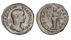 Severus Alexander 222-235
Denarius, Rome, AG 2.94 g.
Ref : RIC 148
NGC Choice XF 5/5, 3/5. Marks
