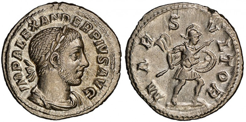 Severus Alexander 222-235
Denarius, Rome, AG 3.41 g.
Avers: IMP ALEXANDER PIVS A...