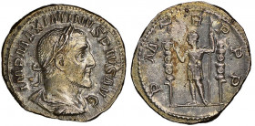 Maximinus I
Denarius, 235-238, Rome, AG 3.36 g
Ref : RIC 1
NGC AU 5/5, 3/5. Brushed