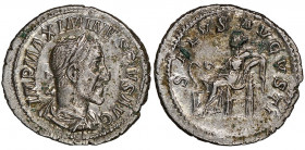 Maximinus I 235-238 
Denarius, Rome, 2nd emission, 236, AG 3.24 g.
Ref : RIC IV 14
NGC Choice XF 5/5, 2/5