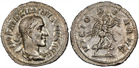 Maximinus I
Denarius, 235-238, Rome, AG 2.83 g
Ref : RIC 16
NGC AU 5/5, 4/5