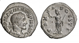 Maximinus I
Denarius , Rome, 236-238, AG 3.50 g. 
Ref : RIC IV 19
NGC AU 5/5, 4/5