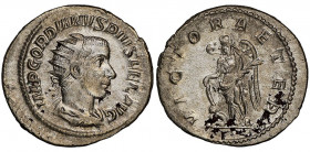 Gordian III
Antoninianus, Rome, AG 4.10 g.
Ref : RIC 70
NGC AU 5/5, 3/5
