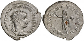 Gordian III
Antoninianus, Rome, AG 3.55 g.
Ref : RIC 83
NGC AU 4/5, 4/5