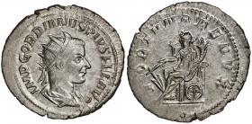 Gordian III
Antoninianus, Rome, AG 3.90 g.
Ref : RIC 143
NGC AU 5/5, 3/5