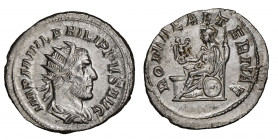 Philip I 
Antoninianus, Rome, 244-247, AG 4.21 g.
Ref : RIC 44b
NGC Choice AU 5/5, 3/5