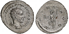 Philip I 
Antoninianus, Rome, 244-247, AG 4.09 g.
Ref : RIC 53
NGC MS 5/5, 3/5