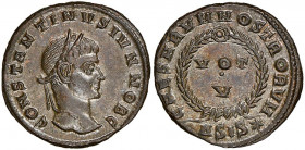 Constantinus II 337-340
Nummus, Siscia, Bi 3.07 g.
Ref : RIC 158
NGC Choice AU 5/5, 5/5