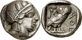 (454-404 a.C.). Ática. Atenas. Tetradracma. (S. 2526) (CNG. IV, 1597). 17,01 g. EBC-.