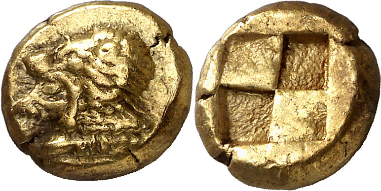 (550-500 a.C.). Jonia. Eritras. Hekté. (S. falta) (SNG. Aulock 1942). 2,54 g. MB...