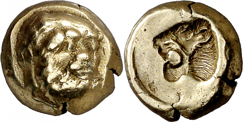 (478-455 a.C.). Lesbos. Mytilene. Hekté. (S. falta) (CNG. VI, 960). Ex Hirsch 11...