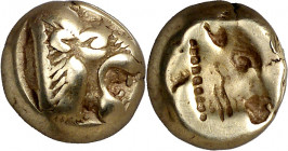(521-478 a.C.). Lesbos. Mytilene. Hekté. (S. 4240) (CNG. VI, 938). 2,47 g. MBC.