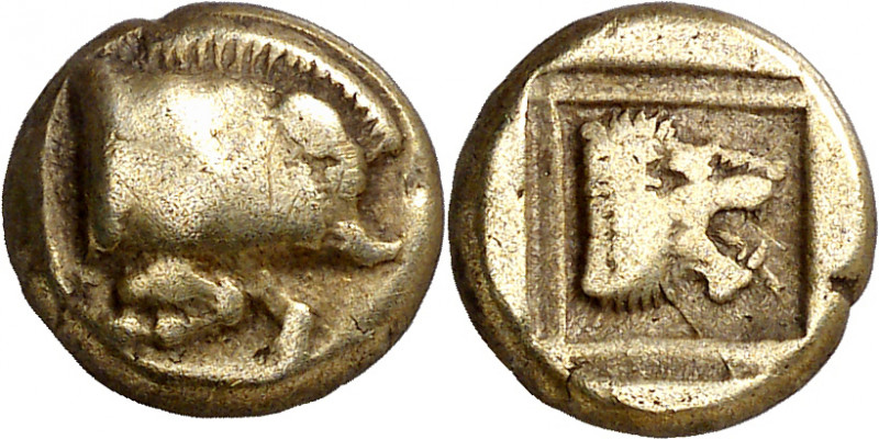 (454-427 a.C.). Lesbos. Mytilene. Hekté. (S. falta) (CNG. VI, 967). 2,44 g. MBC-...