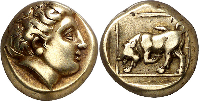 (377-326 a.C.). Lesbos. Mytilene. Hekté. (S. falta) (CNG. VI, 1014). 2,50 g. MBC...