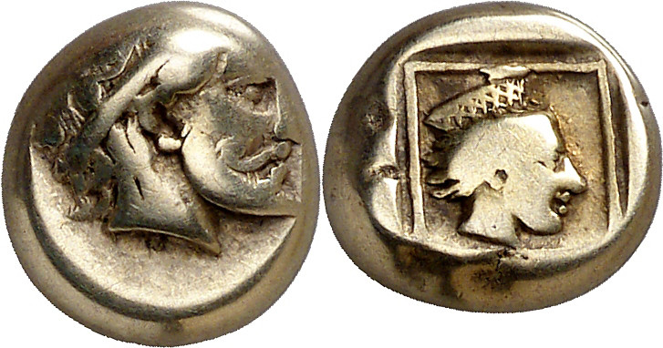 (412-378 a.C.). Lesbos. Mytilene. Hekté. (S. falta) (CNG. VI, 1002). 2,50 g. MBC...