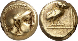 (377-326 a.C.). Lesbos. Mytilene. Hekté. (S. falta) (CNG. VI, 1031). 2,52 g. MBC.