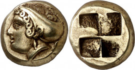 (400-330 a.C.). Jonia. Focea. Hekté. (S. 4531 var) (BMC. XIV, 62). 2,55 g. MBC+.