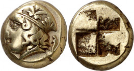 (400-330 a.C.). Jonia. Focea. Hekté. (S. falta) (BMC. XIV, 44). 2,51 g. MBC+.