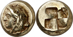 (400-330 a.C.). Jonia. Focea. Hekté. (S. falta) (BMC. XIV, 52). 2,52 g. MBC.