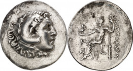 Imperio Macedonio. Alejandro III, Magno (336-323 a.C.). Cyme. Tetradracma. (S. 6722 var) (MJP. 1633). 16,47 g. MBC+.