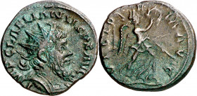 (269 d.C.). Laeliano. Antoniniano. (Spink 11111) (Co. 4) (RIC. 9). Muy rara. 3,58 g. MBC+.