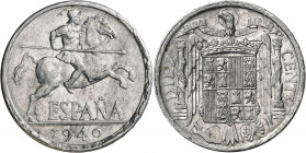 1940. Franco. 10 céntimos. (AC. 5). PLUS. 1,85 g. EBC+.