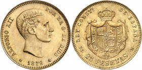 1876*1962. Franco. DEM. 25 pesetas. (AC. 176). 8,07 g. S/C-.