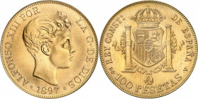 1897*1962. Franco. SGV. 100 pesetas. (AC. 178). 32,22 g. S/C-.