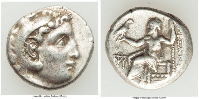 MACEDONIAN KINGDOM. Alexander III the Great (336-323 BC). AR drachm (17mm, 4.16 ...