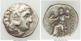 MACEDONIAN KINGDOM. Alexander III the Great (336-323 BC). AR drachm (18mm, 4.32 gm, 10h). Choice Fine. Posthumous issue of Colophon, ca. 310-301 BC. H...