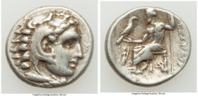 MACEDONIAN KINGDOM. Alexander III the Great (336-323 BC). AR drachm (18mm, 4.26 gm, 1h). VF. Posthumous issue of Lampsacus, under Kalas or Demarchos, ...