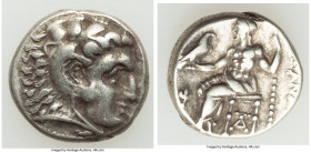 MACEDONIAN KINGDOM. Alexander III the Great (336-323 BC). AR drachm (16mm, 4.29 gm, 12h). VF. Late lifetime-early posthumous issue of Sardes, ca. 323-...