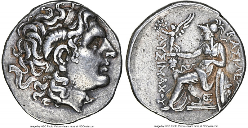 THRACIAN KINGDOM. Lysimachus (305-281 BC). AR tetradrachm (30mm, 16.81 gm, 12h)....