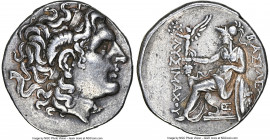 THRACIAN KINGDOM. Lysimachus (305-281 BC). AR tetradrachm (30mm, 16.81 gm, 12h). NGC Choice VF 4/5 - 4/5. Posthumous issue of Lysimachia. Diademed hea...