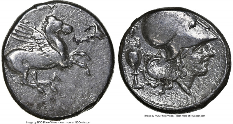 ACARNANIA. Leucas. Ca. 4th-3rd centuries BC. AR stater (20mm, 8.40 gm, 1h). NGC ...