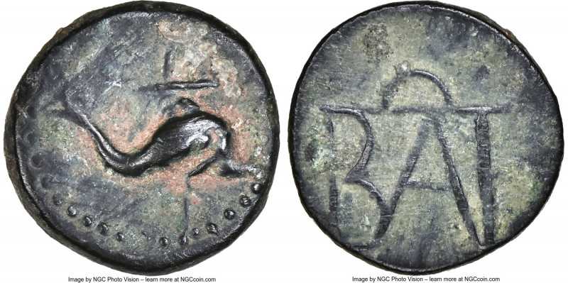 BOSPORAN KINGDOM. Polemo I (ca. 14-9 BC). AE denomination C (17mm, 3.06 gm, 12h)...