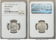British Colony. George V 25 Cents 1911 UNC Details (Cleaned) NGC, KM17. First year of two year type. 

HID09801242017

© 2020 Heritage Auctions | ...