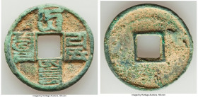 Yuan Dynasty 3-Piece Lot of Uncertified 10 Cash, 1) Da Yuan, Hartill-19.46 2) Da Yuan, Hartill-19.46 3) Hui Zong (Zhi Zhang), Hartill-19.115 Sold as i...
