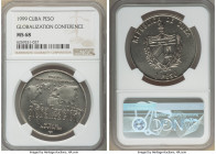 Republic Peso 1999 MS68 NGC, Havana mint, KM1999. Mintage: 200. International Global Conference issue. 

HID09801242017

© 2020 Heritage Auctions ...