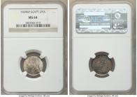 Fuad I 2 Piastres AH 1348 (1929)-BP MS64 NGC, British Royal mint, KM348. Dark cranberry and olive toning. 

HID09801242017

© 2020 Heritage Auctio...