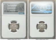 Bearn. Anonymous 3-Piece Lot of Certified Deniers ND (1100-1300) NGC, Bearn mint, PdA-3233. Weights range from 0.97-1.02gm. In the name of Centulle. I...