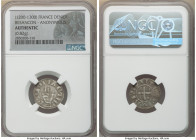 Besançon. Anonymous 4-Piece Lot of Certified Deniers ND (1200-1300) Authentic NGC, Rob-4756. Weights range from 0.82-1.03gm. Sold as is, no returns. ...