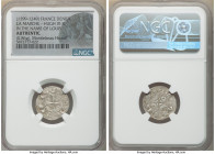 La Marche. Hugh IX-X 4-Piece Lot of Certified Deniers ND (1199-1249) Authentic NGC, Struck in the name of Louis. Weights range from 0.77-1.02gm. Sold ...