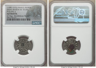 Saint Martin of Tours. Philippe II 4-Piece Lot of Certified Deniers ND (1180-1223) Authentic NGC, Weights range from 0.70-0.98gm. Sold as is, no retur...